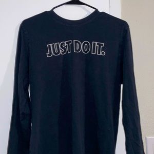 Basically New Black Just Do It Long sleeve.